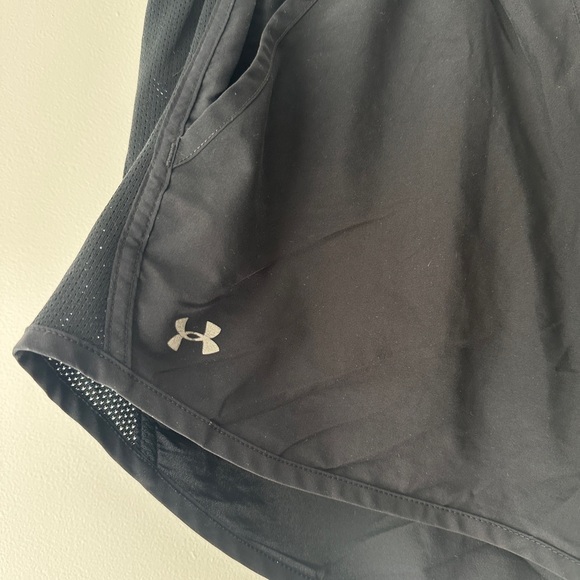 Under Armour Women's Black Shorts with Pockets - Picture 2 of 5